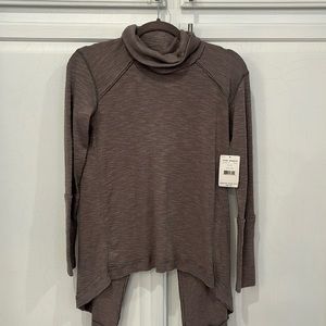NWT Free People Tara Turtleneck long sleeve top